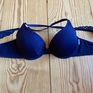 Aerie Navy Lace Bra
